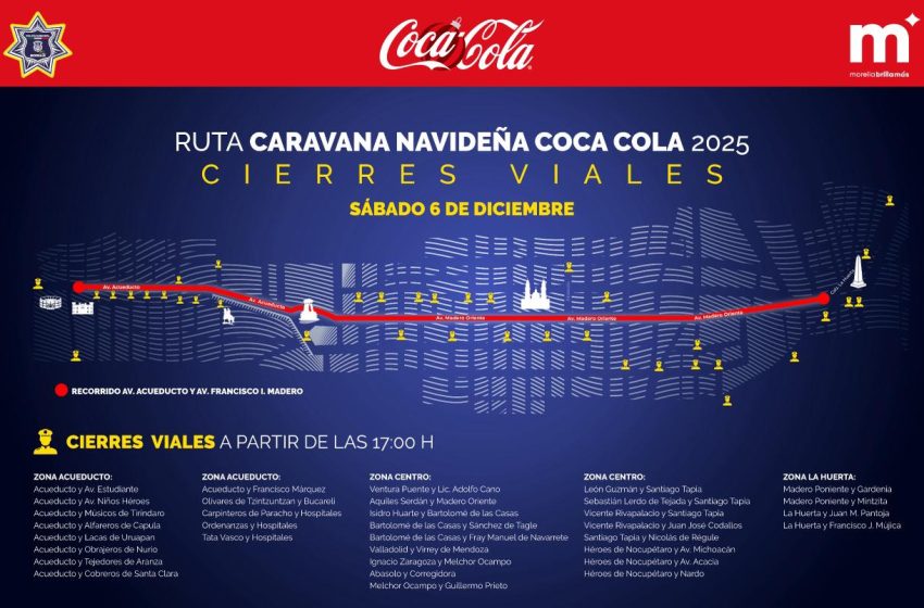  Morelia lista para recibir la Caravana Coca-Cola