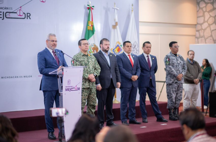  Plan Michoacán logra la cifra de homicidios más baja en 10 años: Bedolla