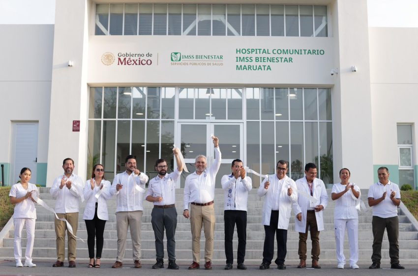  Michoacán fortalece atención médica con tecnología de punta y nuevos hospitales: Bedolla