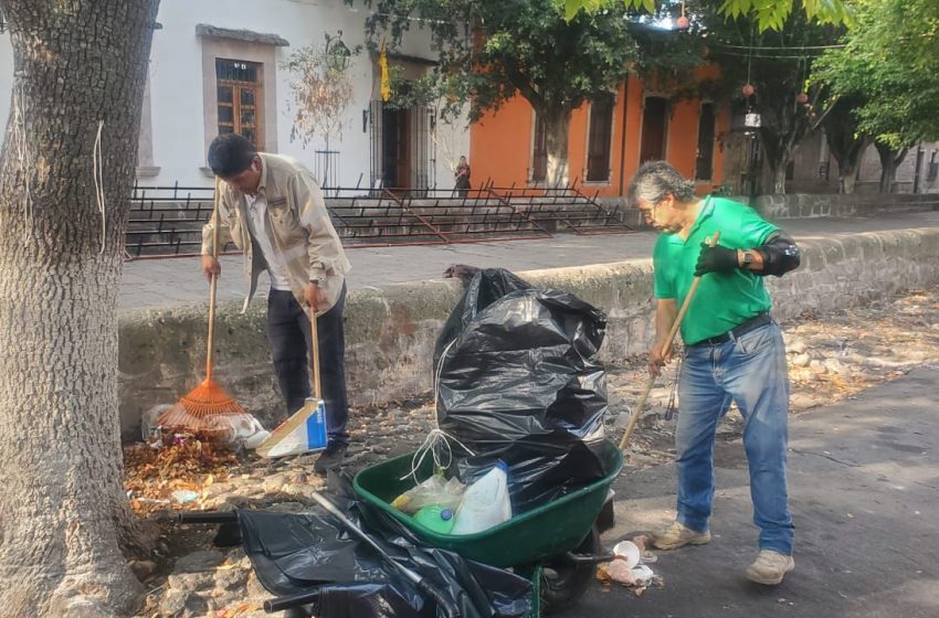  Concluye Gobierno de Morelia operativo de limpieza por Fiestas Guadalupanas