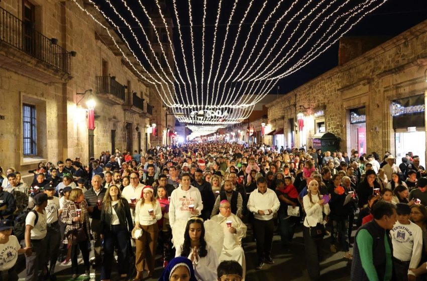  Morelia brilla más esta Navidad: Alfonso Martínez