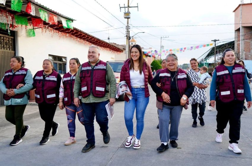  La transformación se construye en territorio, Mónica Valdez recorre Cantabria junto a dirigencia estatal de Morena, Jesús Mora