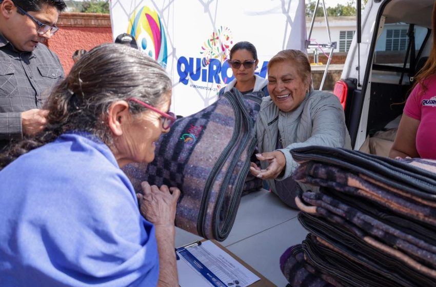 Refuerza Gobierno de Quiroga acciones de apoyo a familias ante la temporada invernal