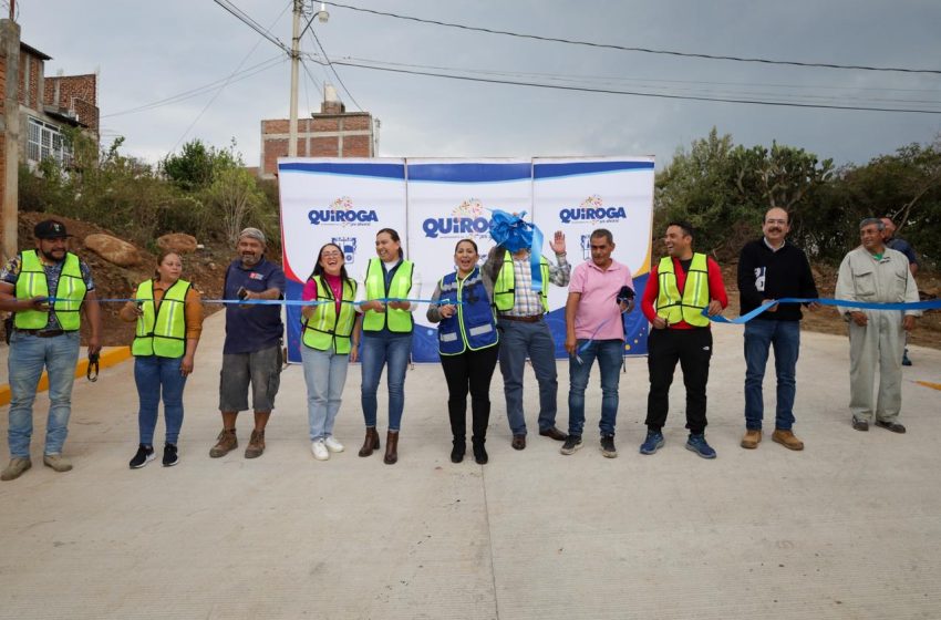  Alma Mireya González inaugura pavimentación de la calle Casa Mata; una deuda histórica que hoy es realidad