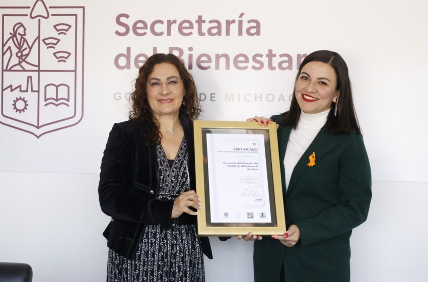  SEDEBI obtiene certificado como Espacio Libre de Violencia de Género