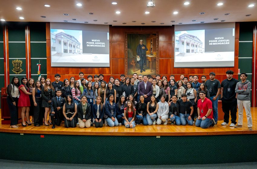  Poder Judicial de Michoacán abre sus puertas a la ciudadanía con programa de Visitas Guiadas
