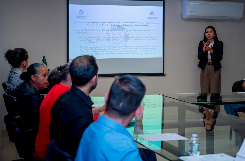  Avanza el Poder Judicial de Michoacán en la construcción de una justicia más accesible e incluyente