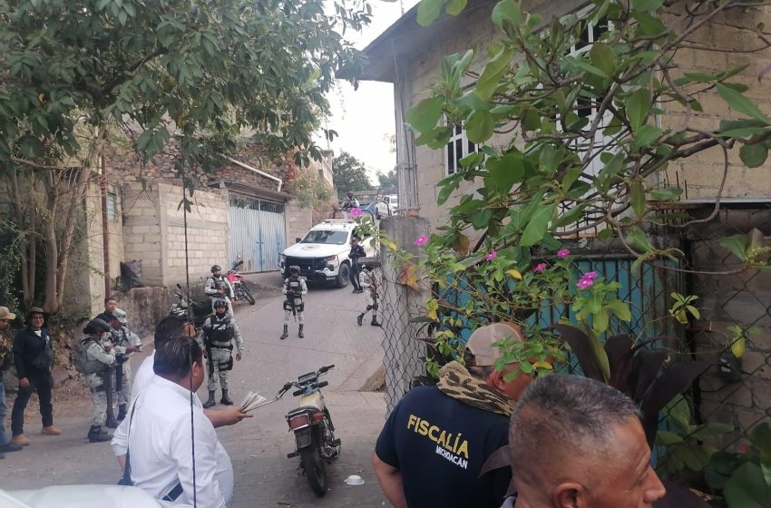  En cateo, detiene FGE a una persona y asegura narcótico en Carácuaro
