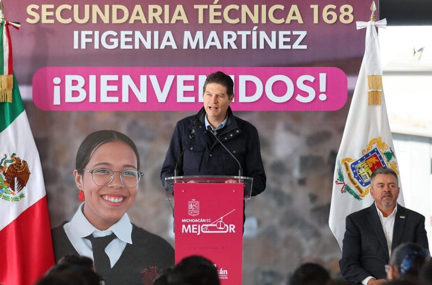  Gobierno de Alfonso Martínez fortalece la educación en Morelia