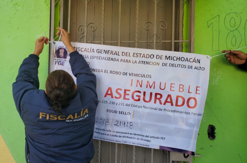 Ejecuta FGE cateo en inmueble de Morelia y asegura metanfetamina
