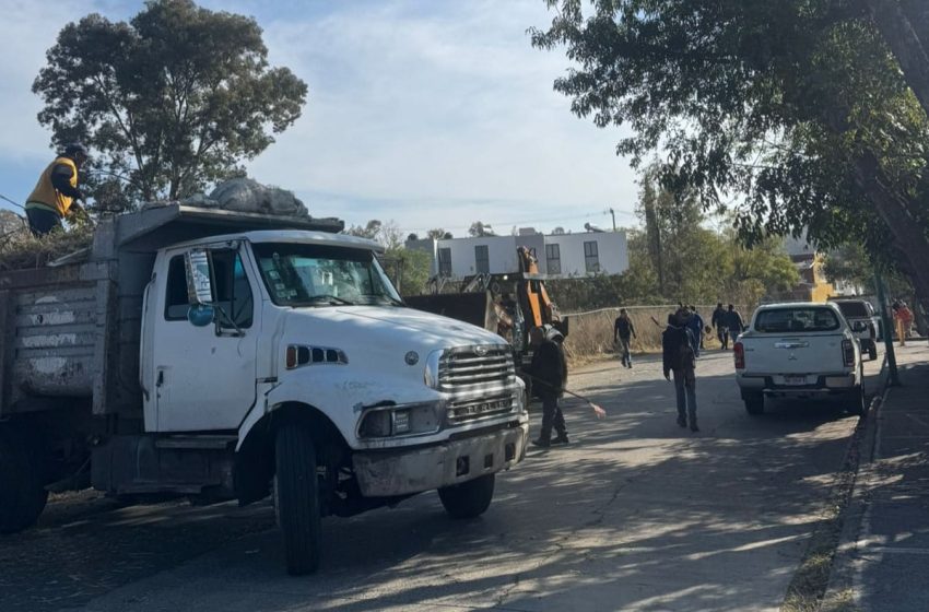  Gobierno de Morelia realiza jornada integral en San José del Cerrito y avenidas cercanas