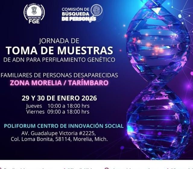 FGE invita a participar en la 1ª Jornada de Toma de Muestras de ADN