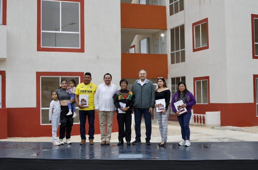  INFONAVIT entrega las primeras viviendas del Bienestar de Yucatán