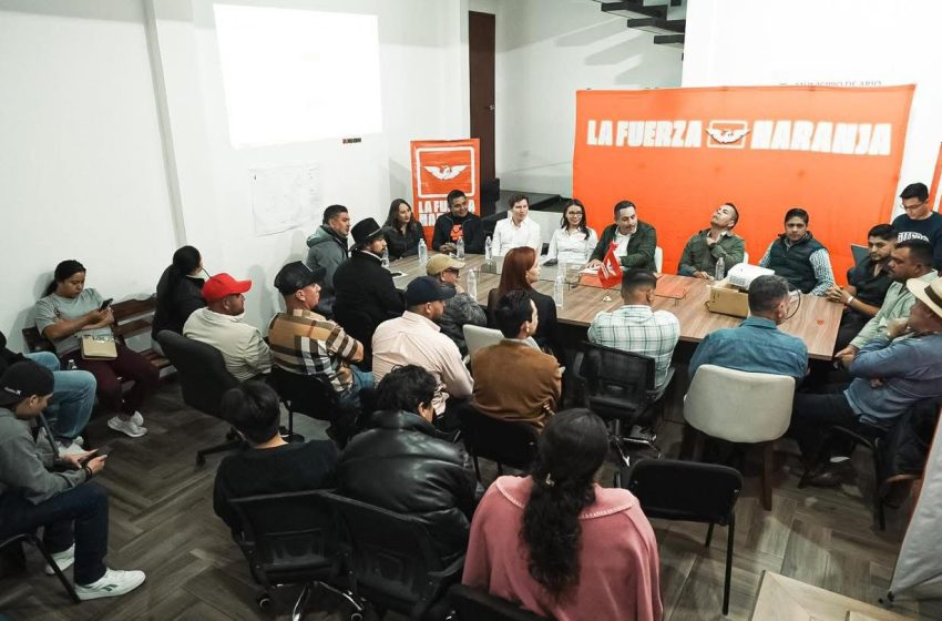  La Fuerza Naranja se reorganiza en territorio para crecer con unidad en Michoacán, visita Víctor Manríquez, Ario de Rosales