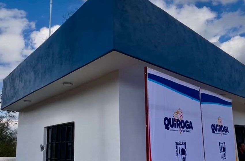  Pone Alma Mireya González en marcha la nueva caseta de seguridad en el basurero municipal de Quiroga