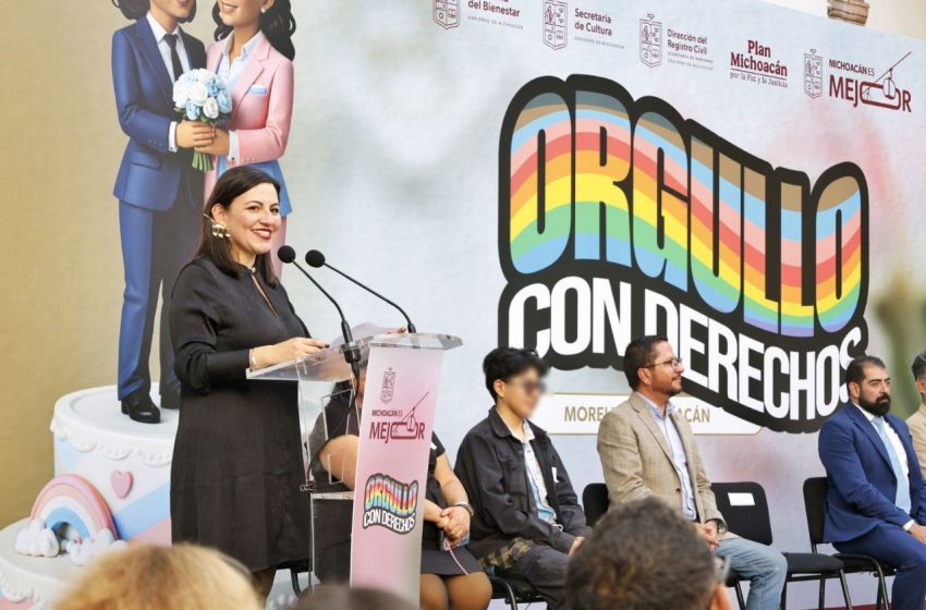  Michoacán celebra el derecho a la identidad y al amor sin discriminación