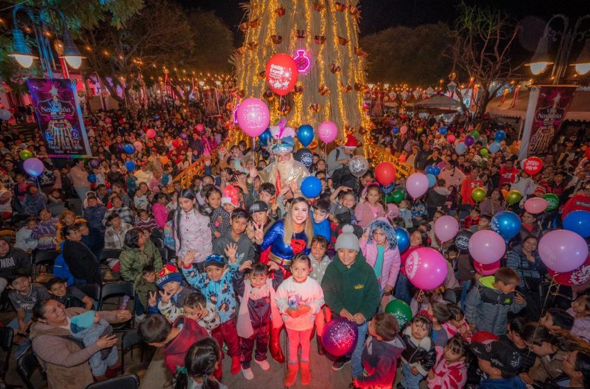  Dayana Pérez Mendoza fortalece la ilusión de la niñez con la Caravana de Reyes Magos en Salvador Escalante