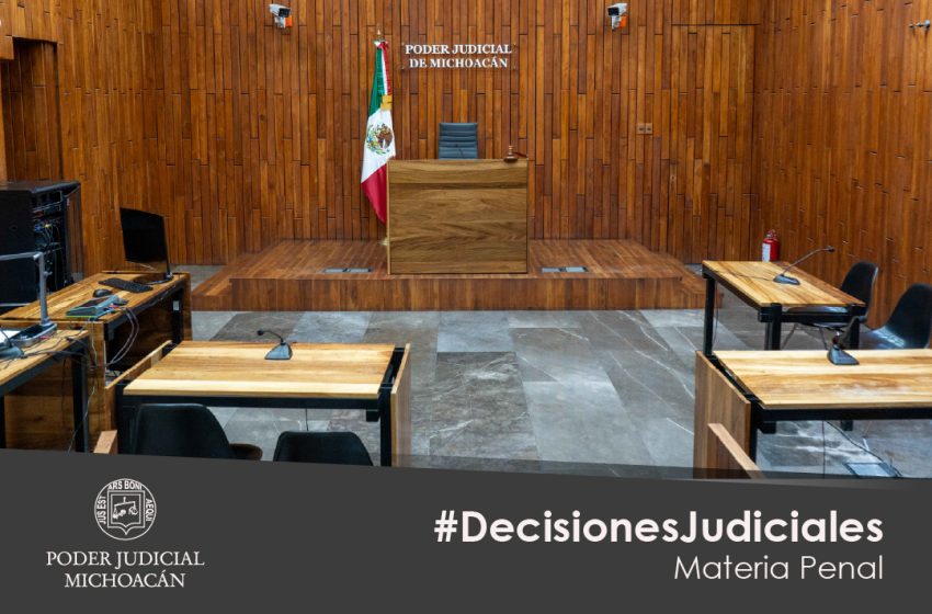  Personas juzgadoras penales de Michoacán a través de determinaciones imparten una justicia completa