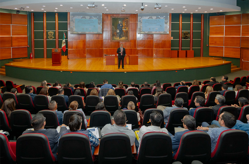  Inició taller de capacitación para la implementación del Código Nacional de Procedimientos Civiles y Familiares