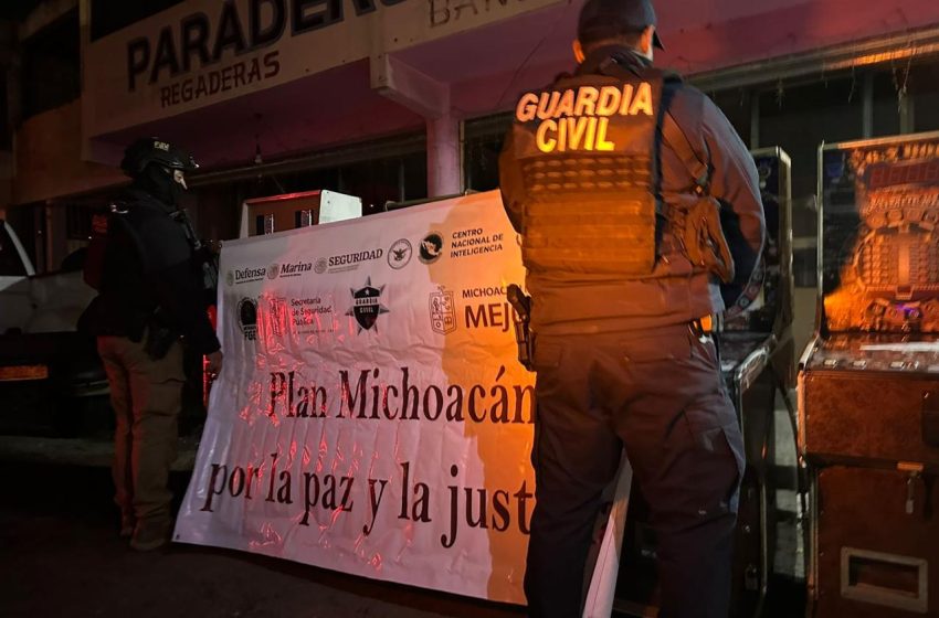  Aseguran FGE y SSP 107 máquinas tragamonedas; merman más de 1.4 mdp al crimen