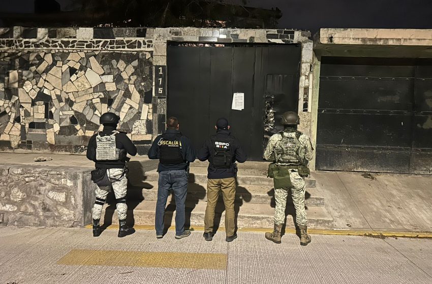  FGE ejecuta tres cateos en Morelia y asegura metanfetamina; hay ocho detenidos