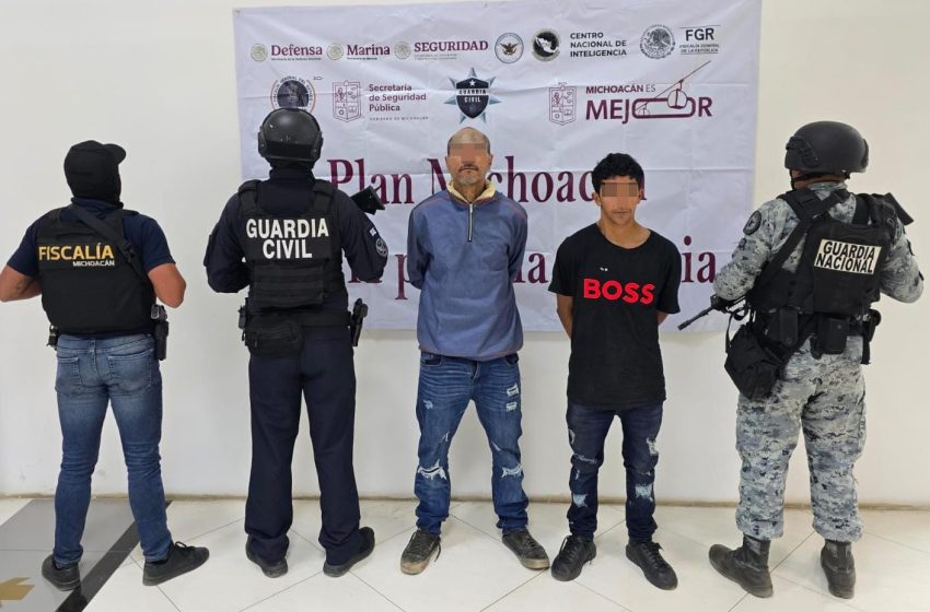  Operativos del Plan Michoacán dejan cuatro detenidos por homicidio y privación de la libertad en Uruapan