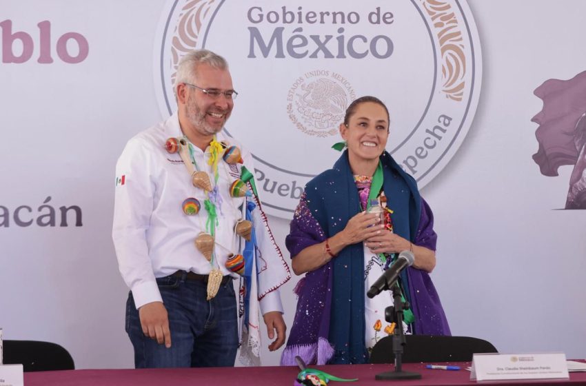  Confirma Bedolla visita de Sheinbaum el viernes a Morelia