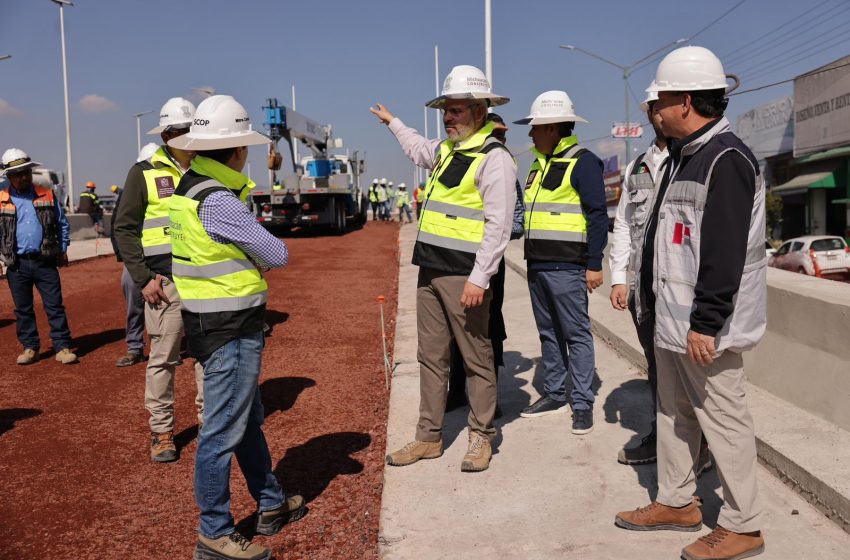  Puente norte del Paso Eréndira abrirá a la circulación antes de que termine febrero: Bedolla