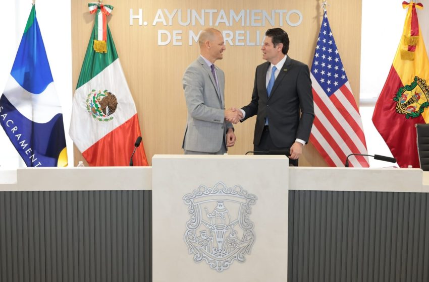  Morelia y Sacramento, firman hermanamiento; fortalecen lazos de amistad y cooperación