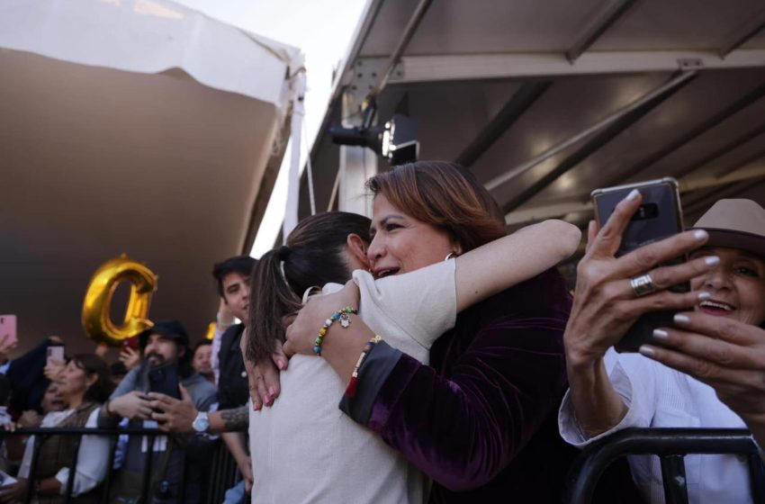  Fabiola Alanís da la bienvenida a la presidenta Claudia Sheinbaum y afirma que el Plan Michoacán es parteaguas para la transformación del estado