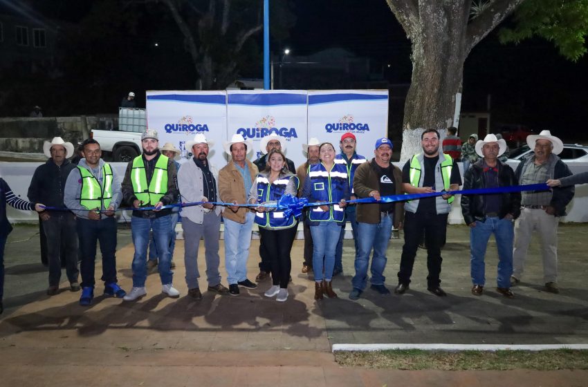  Sanambo estrena iluminación y mejora vial con obras que fortalecen la seguridad: Alma Mireya González