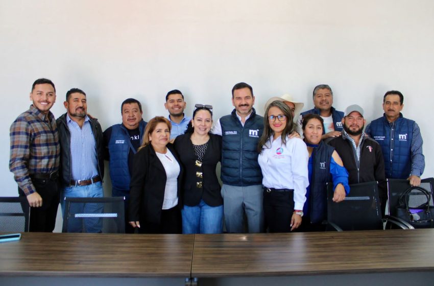  Diálogo que da resultados; Yankel Benítez refuerza la coordinación con jefes de tenencia