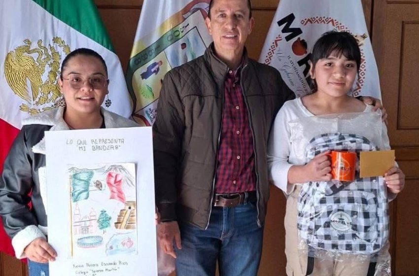  Reconoce Julio César Conejo Alejos talento infantil en concurso “México a través de mi Bandera”
