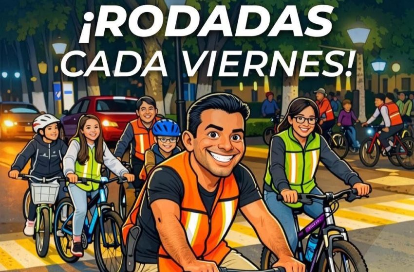  Impulsa Alma Mireya González Sánchez las rodadas familiares para fortalecer la convivencia en Quiroga