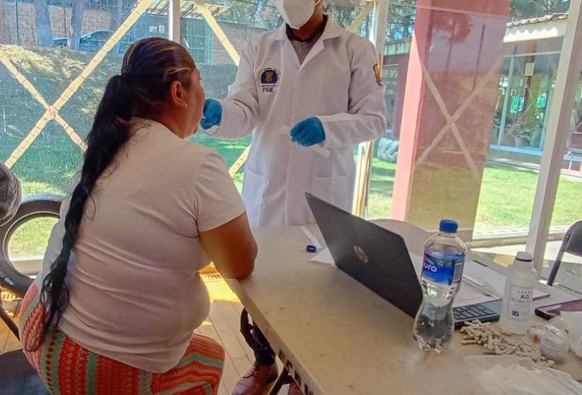 Fiscalía General realiza jornada de toma de ADN en Pátzcuaro para fortalecer acciones de búsqueda