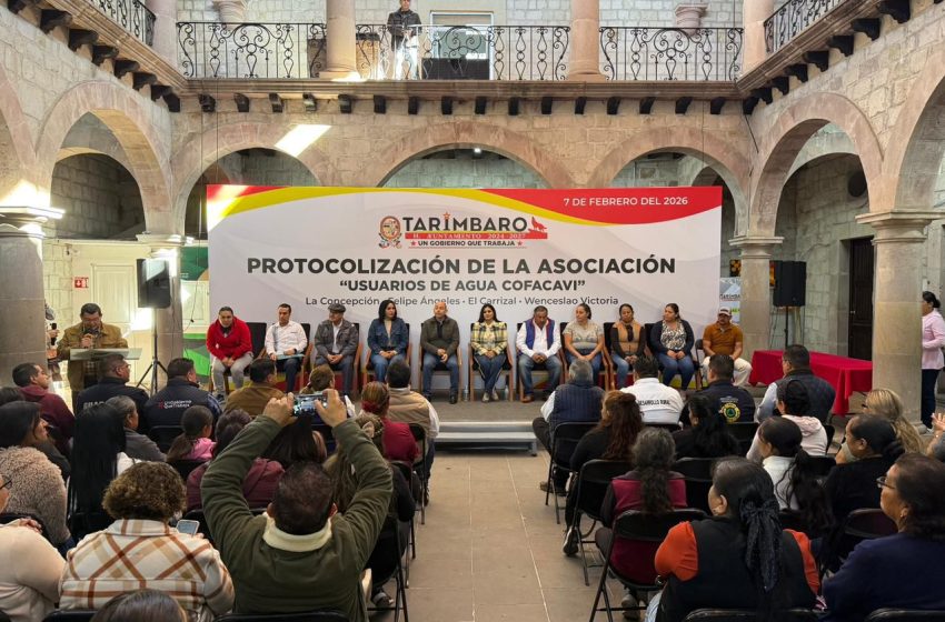  Encabeza el Gobierno de Tarímbaro gestiones para garantizar agua potable en comunidades