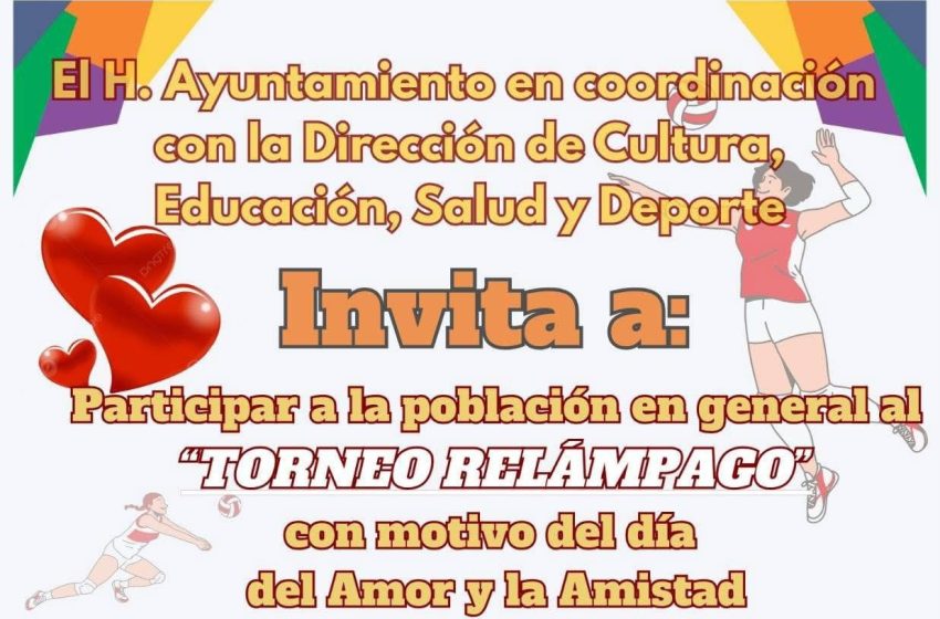  Julio César Conejo Alejos convoca a Torneo Relámpago de Voleibol