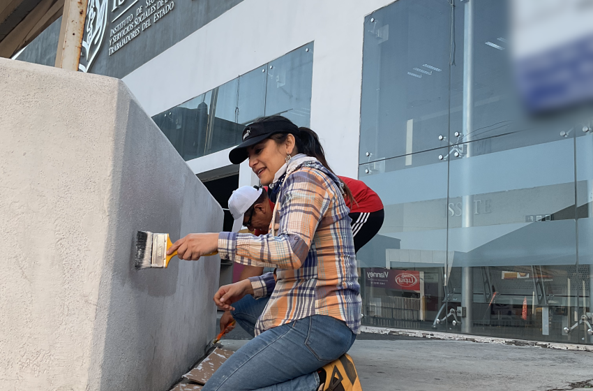  Realiza ISSSTE Michoacán segundo Tequio “Elena Arizmendi” en las Oficinas de la Representación estatal