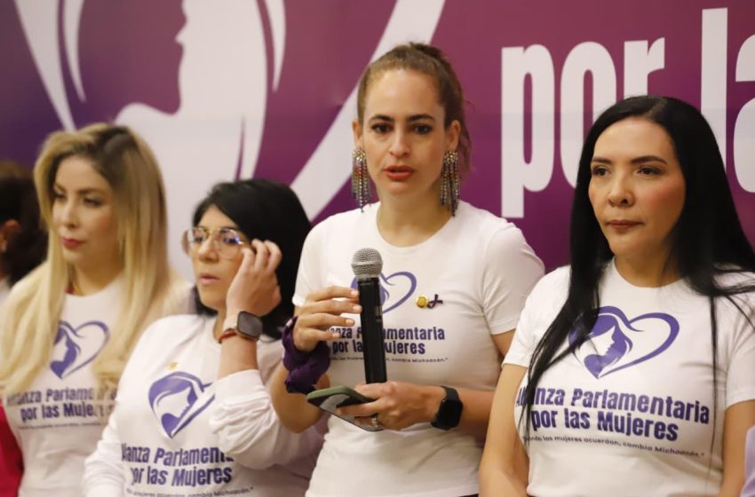  Diputadas de diferentes fuerzas políticas de la 76 Legislatura conformaron Alianza en pro de mujeres michoacanas