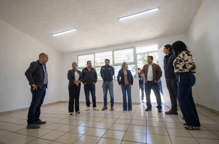  Eric Gaona inaugura más infraestructura educativa en Tarímbaro