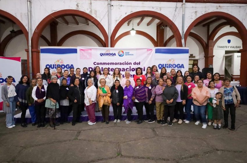  Quiroga impulsa la reflexión y fortalece acciones a favor de los derechos de las mujeres: Alma Mireya González
