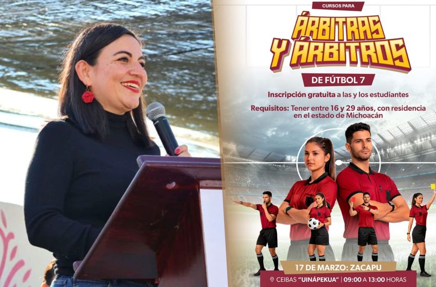 SEDEBI promueve la participación juvenil en arbitraje de fútbol 7