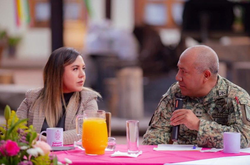  Refuerza Dayana Pérez Mendoza operativo de seguridad para Semana Santa en Salvador Escalante