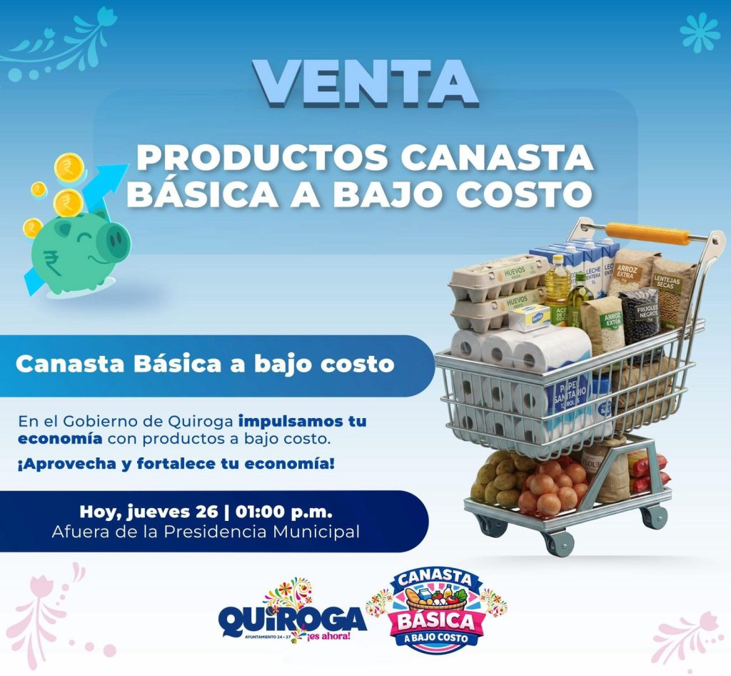 Impulsa Gobierno de Quiroga economía familiar con venta de canasta básica a bajo costo 2 IMG 20260326 WA0135