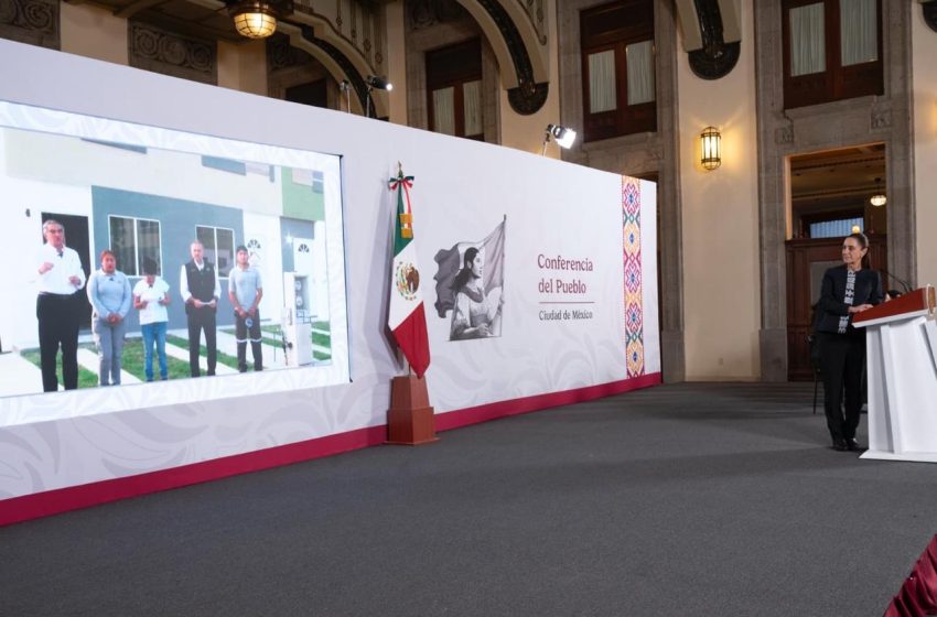 INFONAVIT entrega viviendas del Bienestar en Tamaulipas