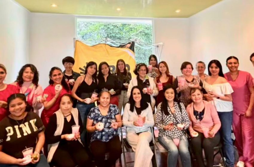  Lucila Martínez puso en marcha taller gratuito de elaboración de velas en Morelia