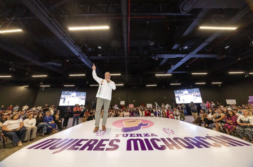  Las mujeres son las protagonista de la unidad y transformación de Michoacán: Morón