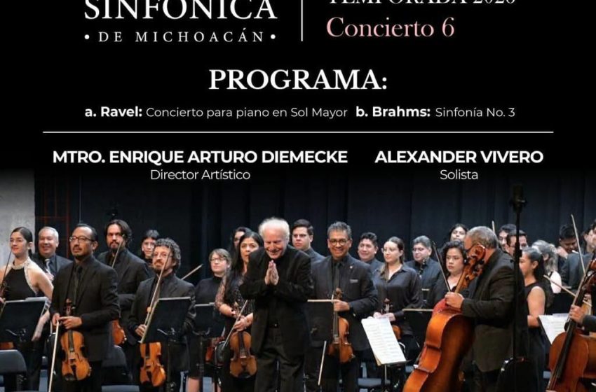  OSIDEM presentará obras de Ravel y Brahms en el Teatro Melchor Ocampo