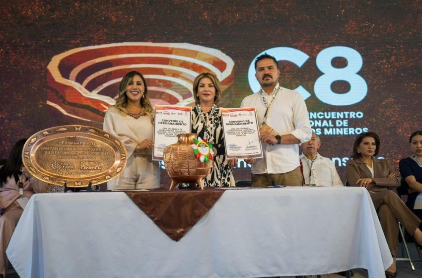  Concreta Dayana Pérez Mendoza en Cananea, Sonora alianza histórica en beneficio de artesanos del cobre