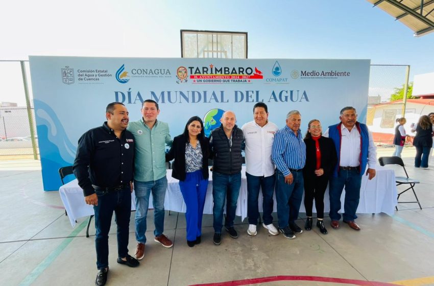  Conmemora Gobierno de Tarímbaro el Día Mundial del Agua con actividades para niñas y niños